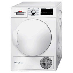 Bosch Avantixx WTW83490GB Freestanding Condenser Tumble Dryer with Heat Pump, 8kg Load, A++ Energy Rating, White